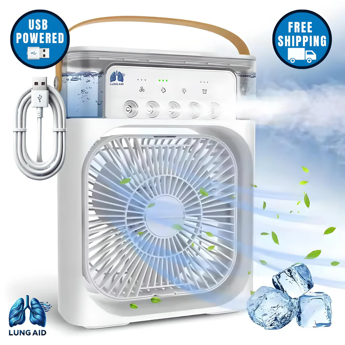 10x GearUP Air Cooler Fan With Mist Flow